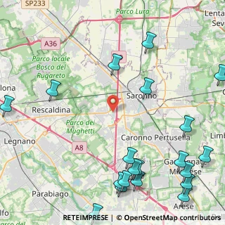 Mappa Via Tamborini, 21040 Uboldo VA, Italia (6.3125)