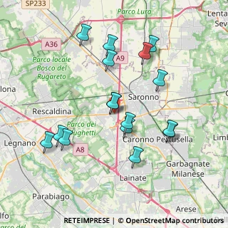 Mappa Via Tamborini, 21040 Uboldo VA, Italia (3.71125)