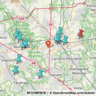 Mappa Via Tamborini, 21040 Uboldo VA, Italia (4.54417)