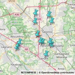 Mappa Via Tamborini, 21040 Uboldo VA, Italia (3.75231)