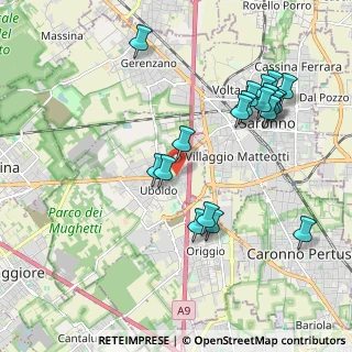 Mappa Via Tamborini, 21040 Uboldo VA, Italia (2.1)