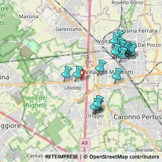 Mappa Via Tamborini, 21040 Uboldo VA, Italia (2.048)