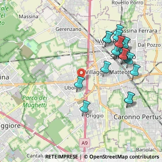 Mappa Via Tamborini, 21040 Uboldo VA, Italia (2.2705)