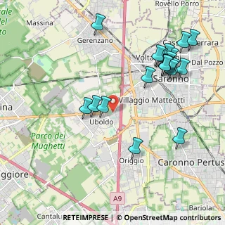 Mappa Via Tamborini, 21040 Uboldo VA, Italia (2.3045)
