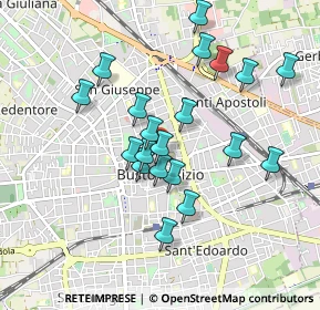 Mappa Via Andrea Zappellini, 21052 Busto Arsizio VA, Italia (0.817)
