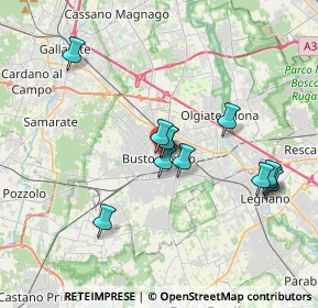 Mappa Via Andrea Zappellini, 21052 Busto Arsizio VA, Italia (3.28417)