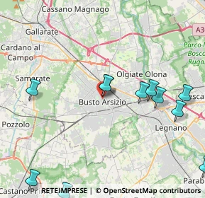 Mappa Via Andrea Zappellini, 21052 Busto Arsizio VA, Italia (5.27333)
