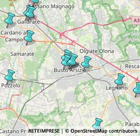 Mappa Via Andrea Zappellini, 21052 Busto Arsizio VA, Italia (4.81429)