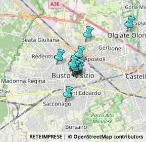 Mappa Via Andrea Zappellini, 21052 Busto Arsizio VA, Italia (0.9)