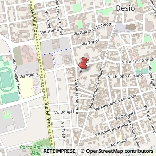 Mappa Via Borghetto, 33, 20033 Desio, Monza e Brianza (Lombardia)