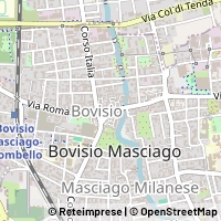 Map Bovisio-Masciago