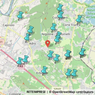Mappa Via Oneto, 25030 Adro BS, Italia (2.41)