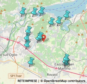 Mappa Via Oneto, 25030 Adro BS, Italia (4.08067)