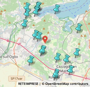 Mappa Via Oneto, 25030 Adro BS, Italia (4.787)