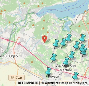 Mappa Via Oneto, 25030 Adro BS, Italia (5.285)
