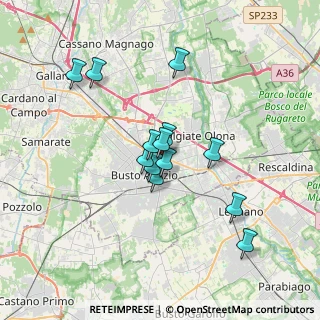 Mappa Via Zara, 21052 Busto Arsizio VA, Italia (2.84538)