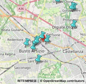 Mappa Via Gorizia, 21052 Busto Arsizio VA, Italia (1.91727)