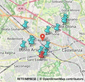 Mappa Via Gorizia, 21052 Busto Arsizio VA, Italia (1.57417)