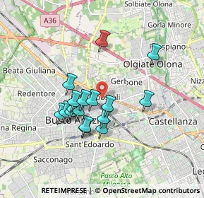 Mappa Via Gorizia, 21052 Busto Arsizio VA, Italia (1.45176)