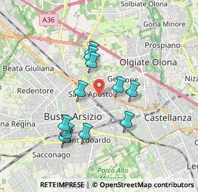 Mappa Via Gorizia, 21052 Busto Arsizio VA, Italia (1.54455)
