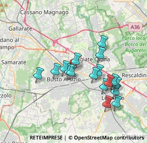 Mappa Via Gorizia, 21052 Busto Arsizio VA, Italia (3.21941)