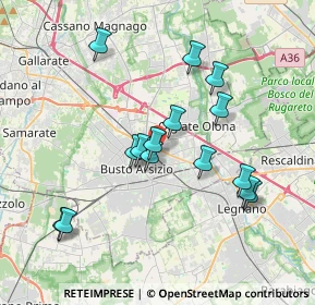 Mappa Via Gorizia, 21052 Busto Arsizio VA, Italia (3.474)