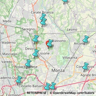 Mappa Via John Fitzgerald Kennedy, 20851 Lissone MB, Italia (5.79538)