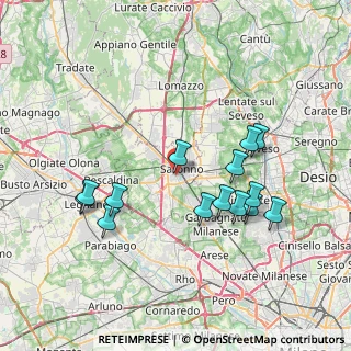 Mappa Via Varese, 21040 Saronno VA, Italia (7.37643)