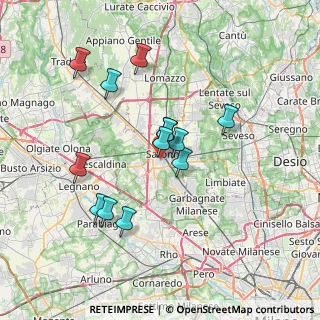 Mappa Via Padre Barsanti, 21047 Saronno VA, Italia (6.34923)