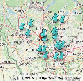 Mappa Via Padre Barsanti, 21047 Saronno VA, Italia (12.0965)