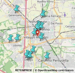Mappa Via Padre Barsanti, 21047 Saronno VA, Italia (1.768)