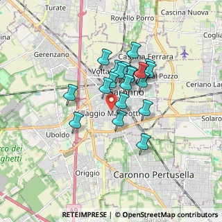 Mappa Via Padre Barsanti, 21047 Saronno VA, Italia (1.2455)