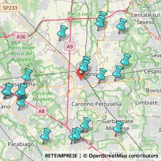 Mappa Via Varese, 21040 Saronno VA, Italia (5.6085)
