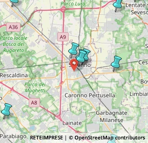 Mappa Via Padre Barsanti, 21047 Saronno VA, Italia (6.56533)