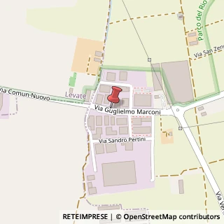 Mappa Via Marconi, 44, 24040 Comun Nuovo, Bergamo (Lombardia)