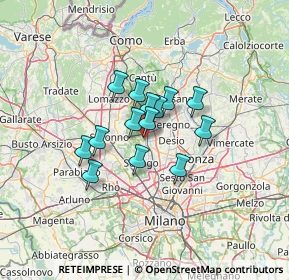 Mappa Via Abruzzi, 20031 Cesano Maderno MB, Italia (8.5)
