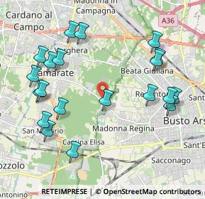 Mappa Via I Maggio, 21017 Samarate VA, Italia (2.301)