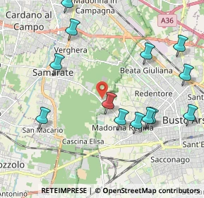 Mappa Via I Maggio, 21017 Samarate VA, Italia (2.32923)