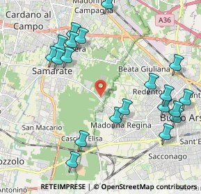 Mappa Via I Maggio, 21017 Samarate VA, Italia (2.389)