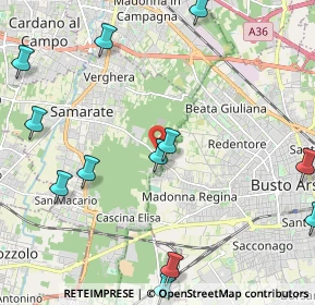 Mappa Via I Maggio, 21017 Samarate VA, Italia (2.80417)