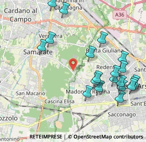 Mappa Via I Maggio, 21017 Samarate VA, Italia (2.338)