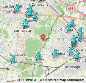 Mappa Via I Maggio, 21017 Samarate VA, Italia (2.6855)