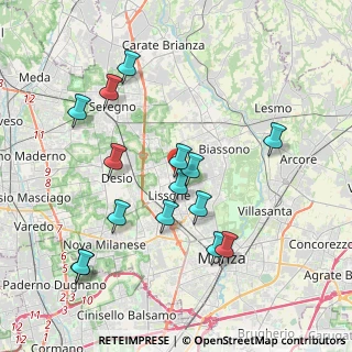 Mappa Via Sandro Botticelli, 20851 Lissone MB, Italia (4.00875)