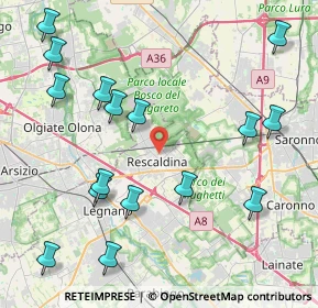 Mappa , 20027 Rescaldina MI, Italia (4.96563)