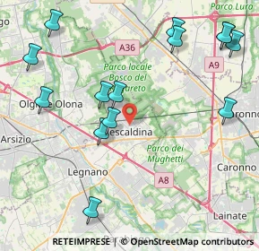 Mappa , 20027 Rescaldina MI, Italia (5.00929)