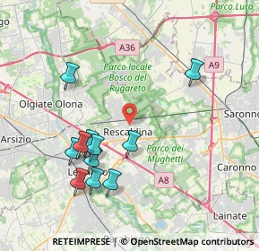 Mappa , 20027 Rescaldina MI, Italia (3.96727)