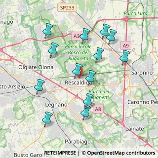 Mappa , 20027 Rescaldina MI, Italia (3.94769)