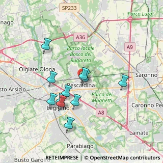 Mappa , 20027 Rescaldina MI, Italia (3.37)
