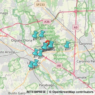 Mappa , 20027 Rescaldina MI, Italia (2.45182)