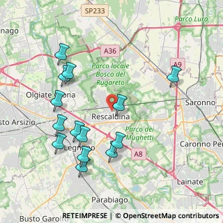 Mappa , 20027 Rescaldina MI, Italia (4.22357)